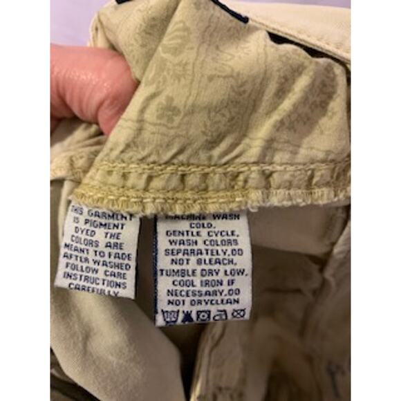 Reyn Spooner Tan Straight Leg Flat front pant Men's Khaki's 42/30 - Picture 7 of 7